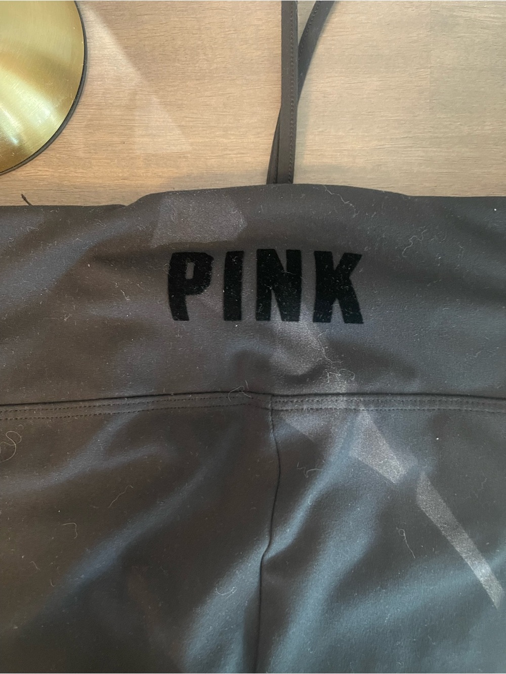 PINK Active USA Black Athletic Leggings with PINK Active Tag